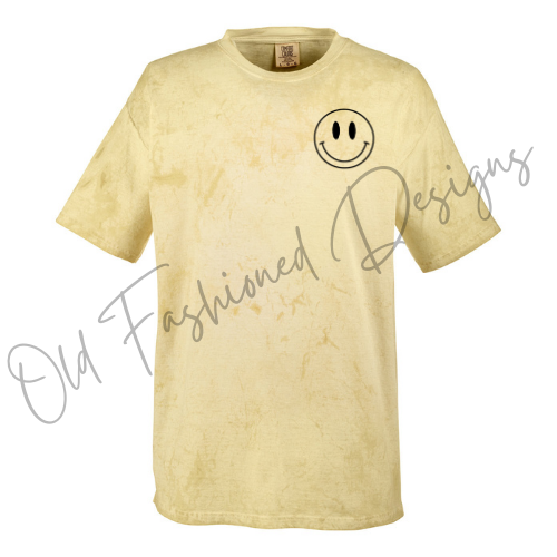 Happy Face Embroidered Shirt