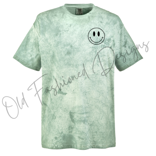 Happy Face Embroidered Shirt