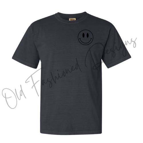 Happy Face Embroidered Shirt