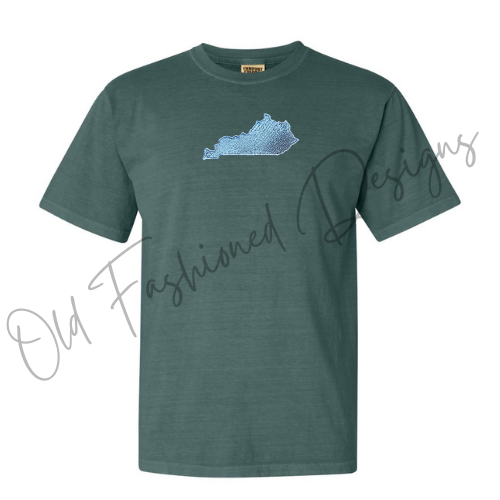 Kentucky State Embroidered Shirt