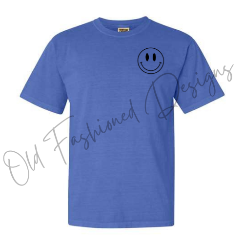 Happy Face Embroidered Shirt