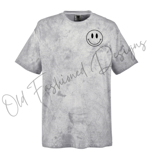 Happy Face Embroidered Shirt