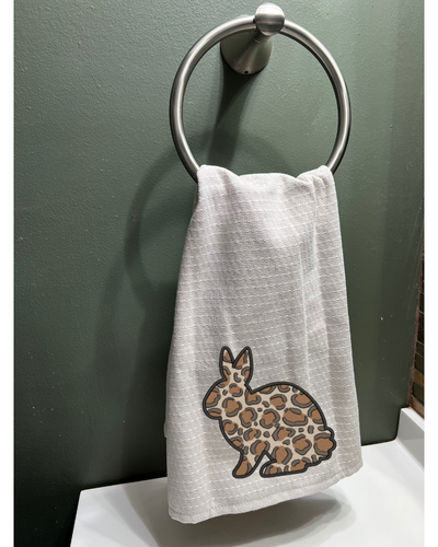 Cheetah best sale hand towel