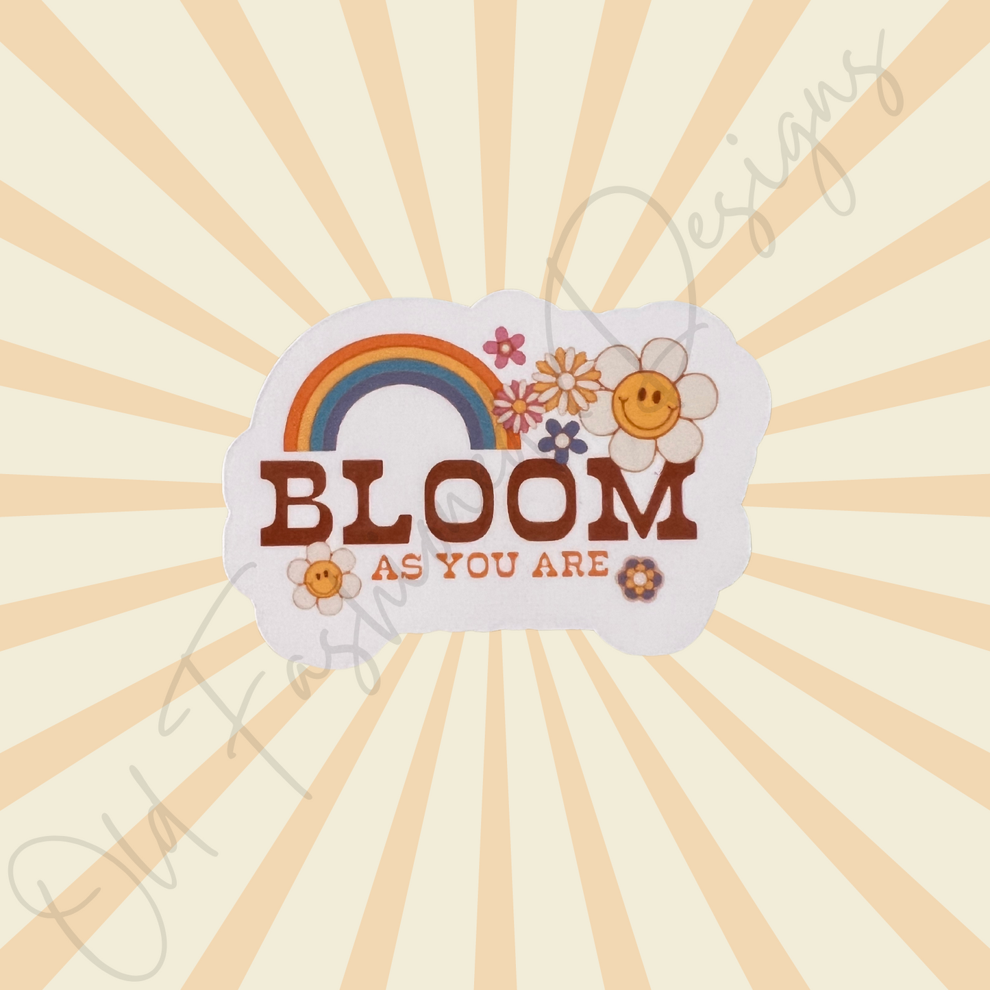 Bloom As You Are Sticker