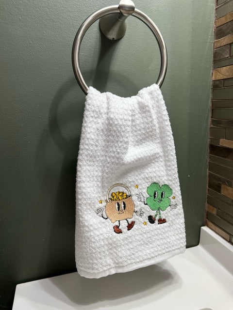 Retro St. Patty Day Towel