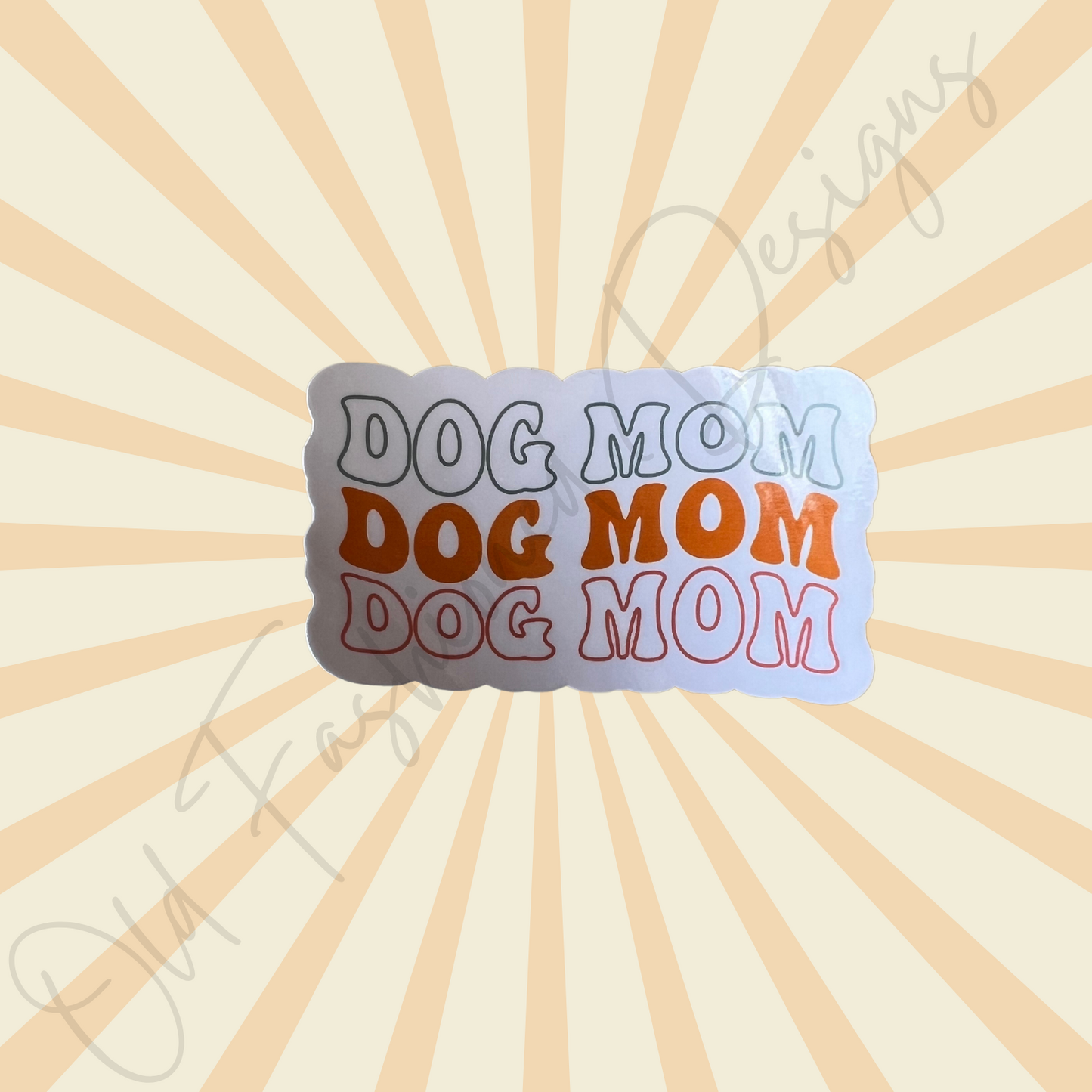 Dog Mom Sticker